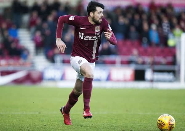 Brendan Moloney, who signed for the Cobblers in January, 2015, is in talks with the club about extending his stay at Sixfields