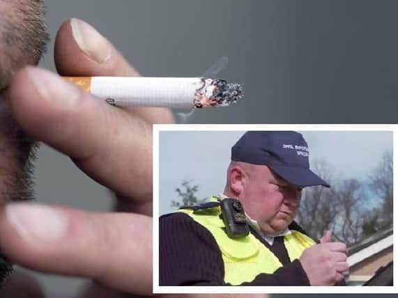 Kingdom Services Group Limited handed out nearly 1100 fixed penalty notices in March - and 97 per cent of them were for cigarette butts.