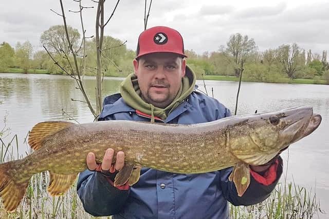 Tomas Zniebrzdowski with Emberton Park snapper