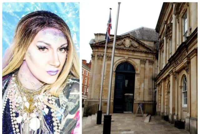 Adam Richards was also known as his persona Candie Van Cartier.