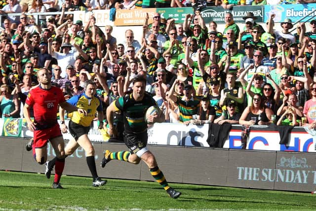 Ben Foden signed off with a try in the win against Worcester