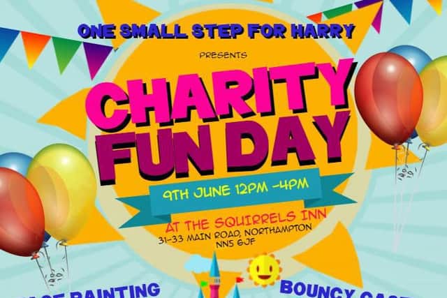 Harry's parents are inviting you to join in the fun at The Squirrels Inn next month.