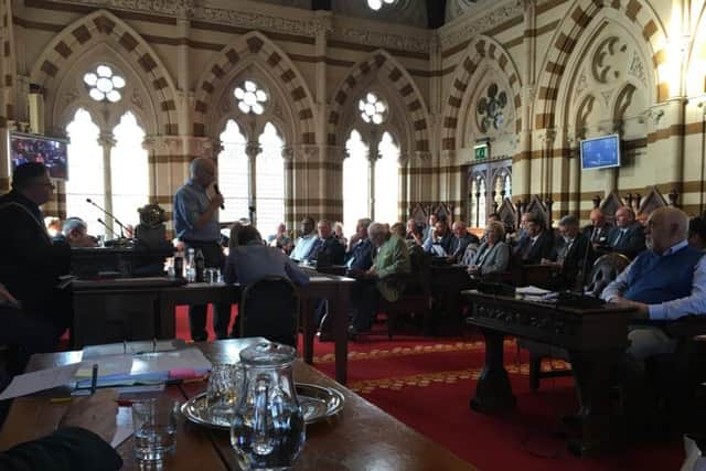 Eleven speakers addressed the council at last night's extraordinary council meeting.