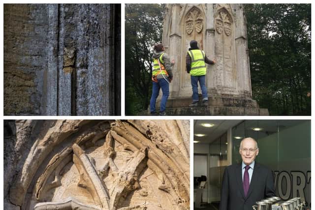 The Eleanor Cross has secured funding for urgent repair work after historians pleaded with the council.