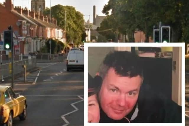 Matthew McPhearson was knocked to the floor by a passing fire engine in December last year.