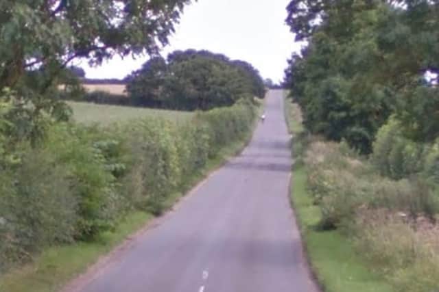 Timothy Smith left the road on Boughton Fair Lane and crashed into a verge.