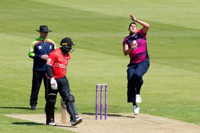 Rory Kleinveldt made his first appearance of the season for the County first team