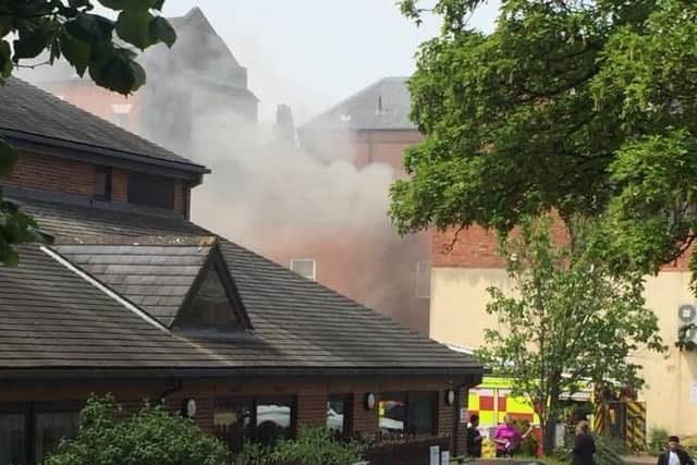 Emergency services at the scene