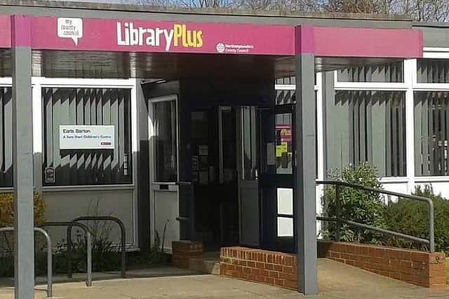 Earls Barton Library.