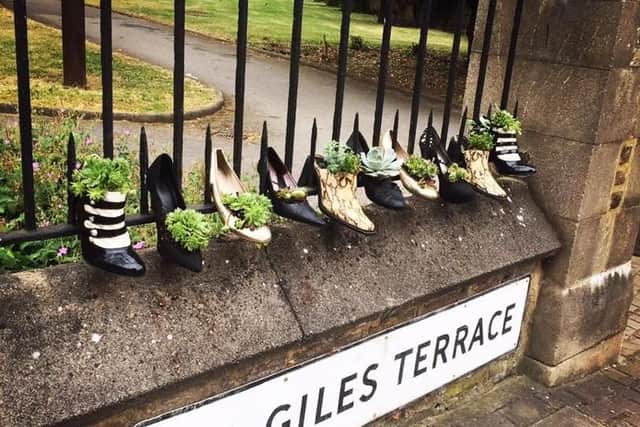 The St Giles Terrace in Bloom group will be launching their shoe plant trail along the streets of Northampton on Saturday,June 2.