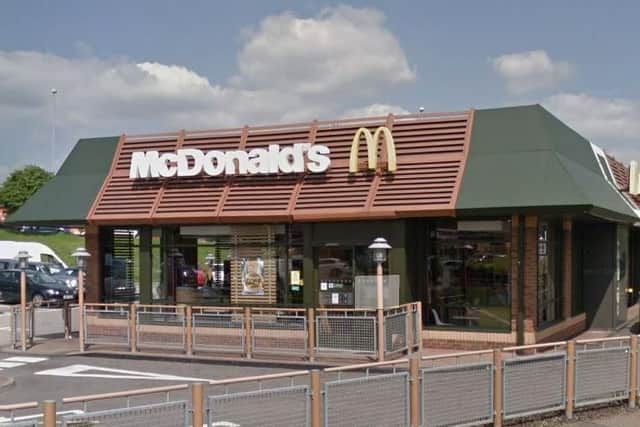 The Riverside Retail Park branch of McDonald's