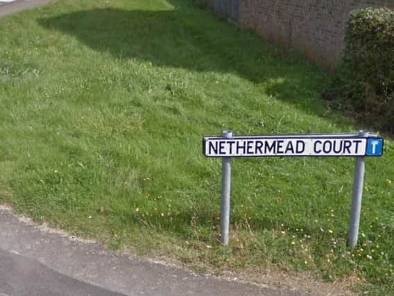 The three men allegedly dealt drugs out of a window in Nethermead Court.