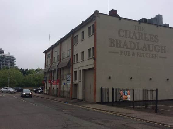 The victim claims she was kidnapped outside the Charles Bradlaugh pub and sexually assaulted by Adam Dusza and Sebastian Foit.