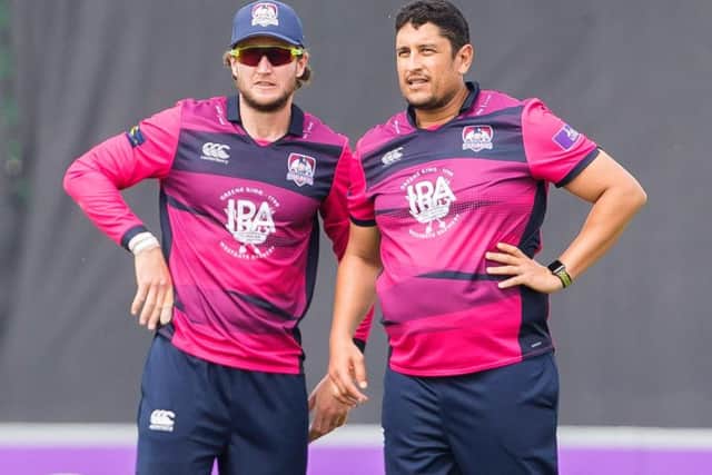 Alex Wakely (left) saw his side suffer a defeat to Durham (picture: Kirsty Edmonds)