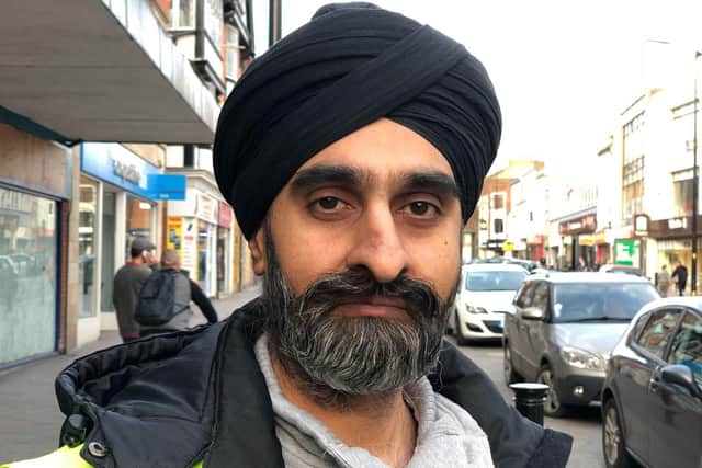 Sikh community leader Amarjit Singh Atwal.
