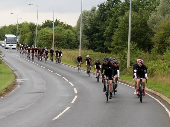 The Ups N Downs Charity cycle ride is staged in July