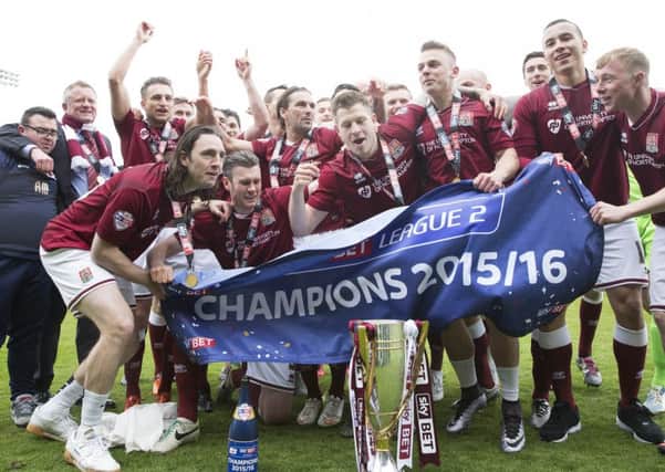 Cobblers won the league two title in 2016
