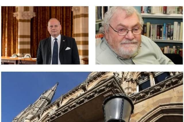 Northampton Borough Council, led by Councillor Jonathan Nunn, top left, is set to be scrapped in 2020. In its place, a unitary authority and a town council, which former leader John Dickie, top left, believes will have limited powers.