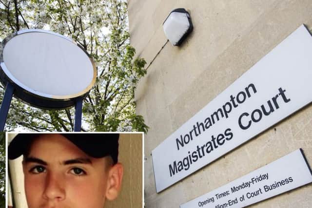 A 16-year-old boy charged with murder has appeared at Northampton Magistrate's Court.