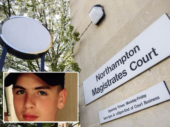 A 16-year-old boy charged with murder has appeared at Northampton Magistrate's Court.