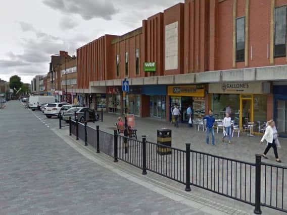 The victim was assaulted by two men in Abington Street.