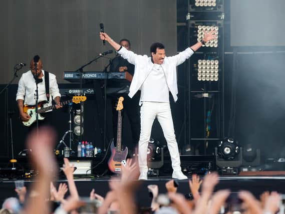 What a night - megastar Lionel Richie kept the 17,000 crowd at Franklin's Gardens in high spirits during a stunning world tour opener.