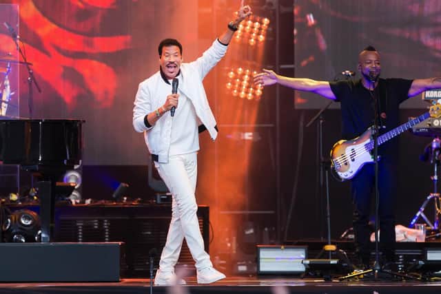 All night long: Lionel Richie, held the crowd in the palm of his hand.