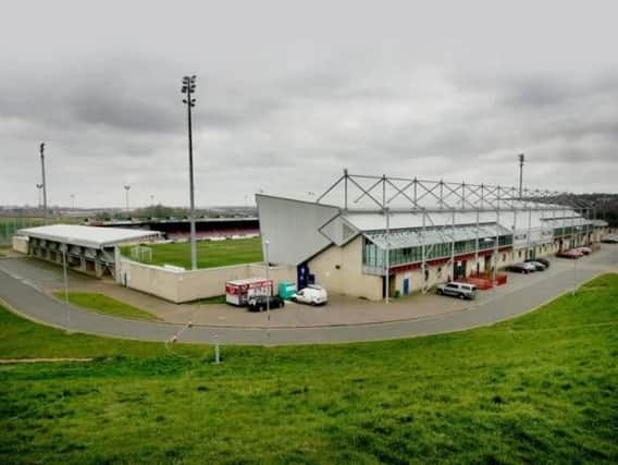 The handover of a problematic lease preventing the development of the East Stand at Sixfields is now set to go ahead.