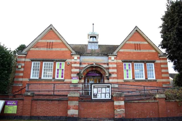 Irchester library is one of the libraries at risk of closure
