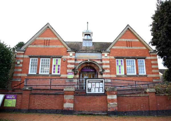 Irchester library is one of the libraries at risk of closure