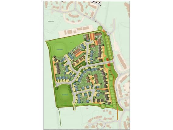 Plans submitted for 118 homes in Upton
