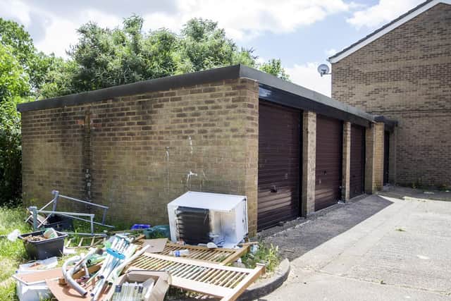 Garages 6-17 in Pell Court in Lumbertubs are also up for debate.