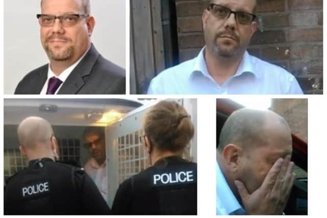 A video was shared online of Gary Hodgkiss arriving at a car park to allegedly meet a 12-year-old girl.