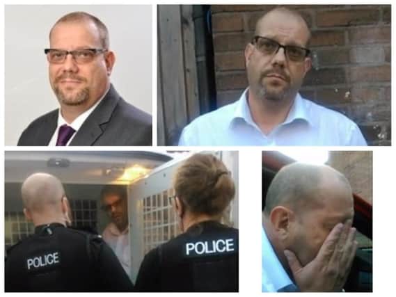 A video was shared online of Gary Hodgkiss arriving at a car park to allegedly meet a 12-year-old girl.