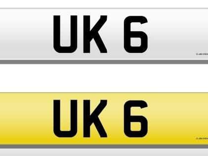 "UK 6" will be auctioned off in Northamptonshire next week for an estimated 45,000.