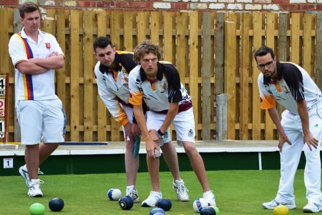 Action from Northants Under-25s' White Rose Trophy regional semi-final win over Essex