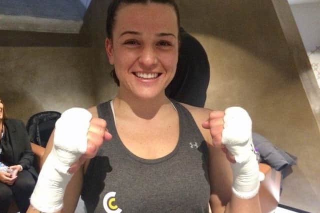 Chantelle Cameron is in action in Glasgow on Saturday night