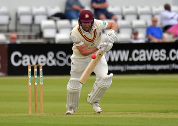 Northants skipper Akex Wakely top scored with 82 in Cardiff