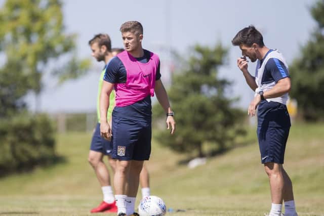 Aaron Phillips is back training with the Cobblers (Picture: Kirsty Edmonds)