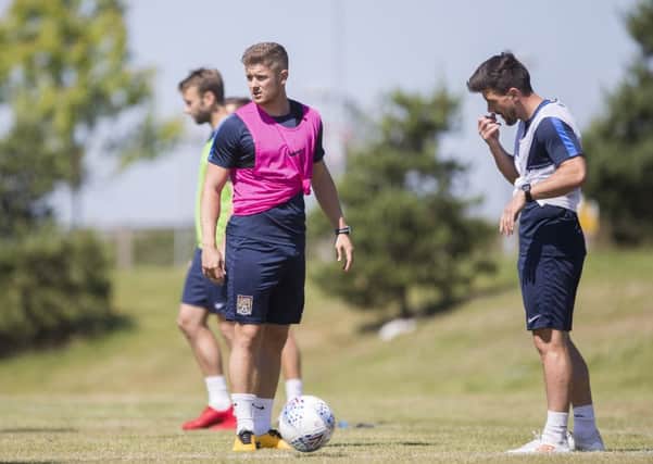 Aaron Phillips is back training with the Cobblers (Picture: Kirsty Edmonds)