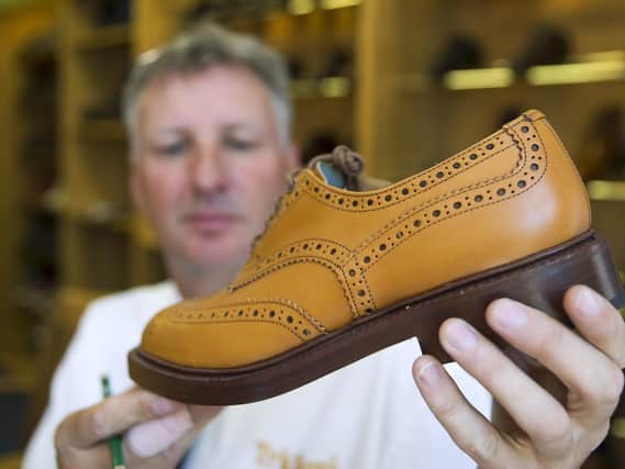 It takes eight weeks to manufacture a pair of Trickers boots, which are hand made in St Michaels Road.