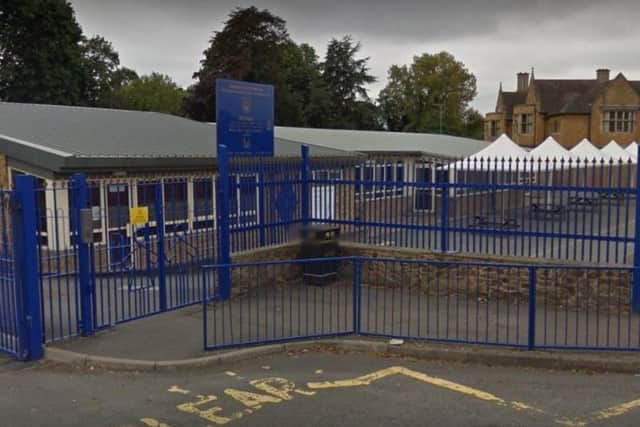 Teachers at the Good Shepherd Catholic Primary School in Kingsthorpe confiscated a knife off a pupil on Tuesday.