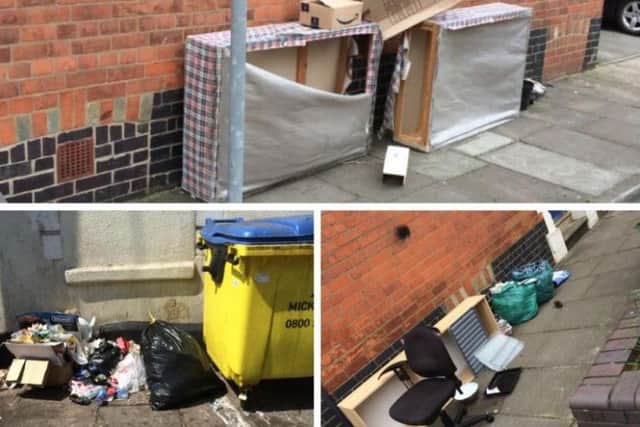 White goods, mattresses, wardrobes and chairs are just some of the things Northampton residents see dumped near their homes.