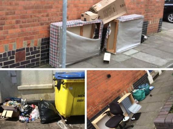 White goods, mattresses, wardrobes and chairs are just some of the things Northampton residents see dumped near their homes.
