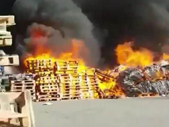 The fire is not currently being treated as suspicious, police say.