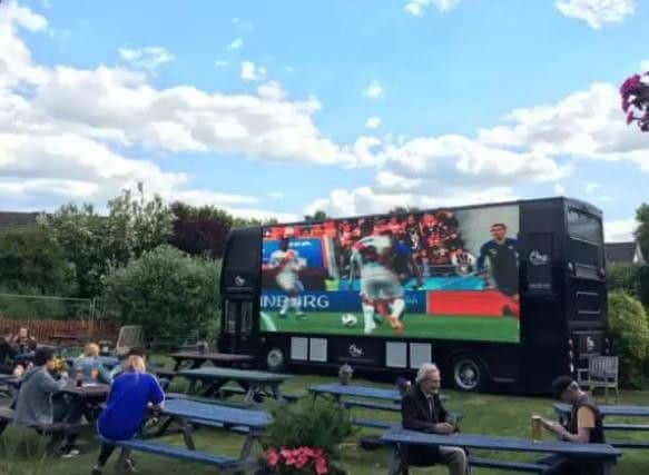 Spinney Hill pub is no longer showing the football on a big screen outside.