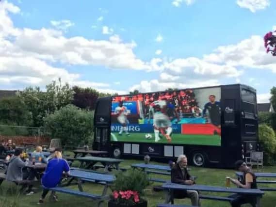 Spinney Hill pub is no longer showing the football on a big screen outside.