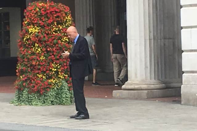 David Cardoza during from the hearing in Birmingham today