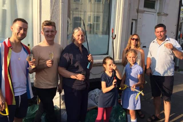 Over a dozen litter pickers in Abington from turn out each week to help clean up their streets following bin day.