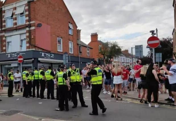 Detective Superintendent Dennis Murray said: The people who cause disorder are not true football fans."